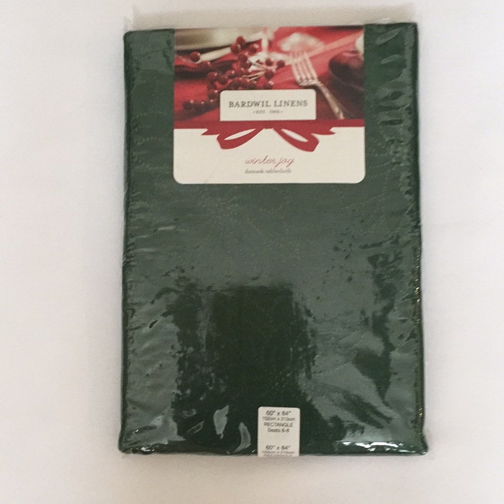 Bardwill Linens Winter joy Table Cloth 60” x 84” Brand New With Tags.